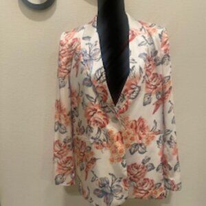 NWT Philosophy Republic Clothing Floral Blazer/ Multi-color/ Size: Large